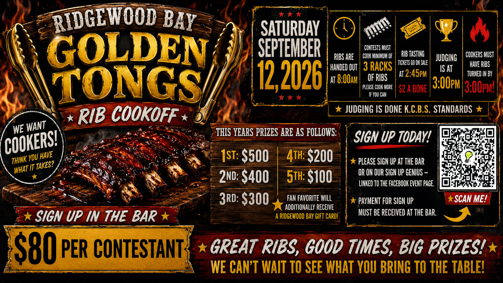 Golden Tongs Rib Cookoff