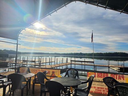 Lakeside Patio Deck View
